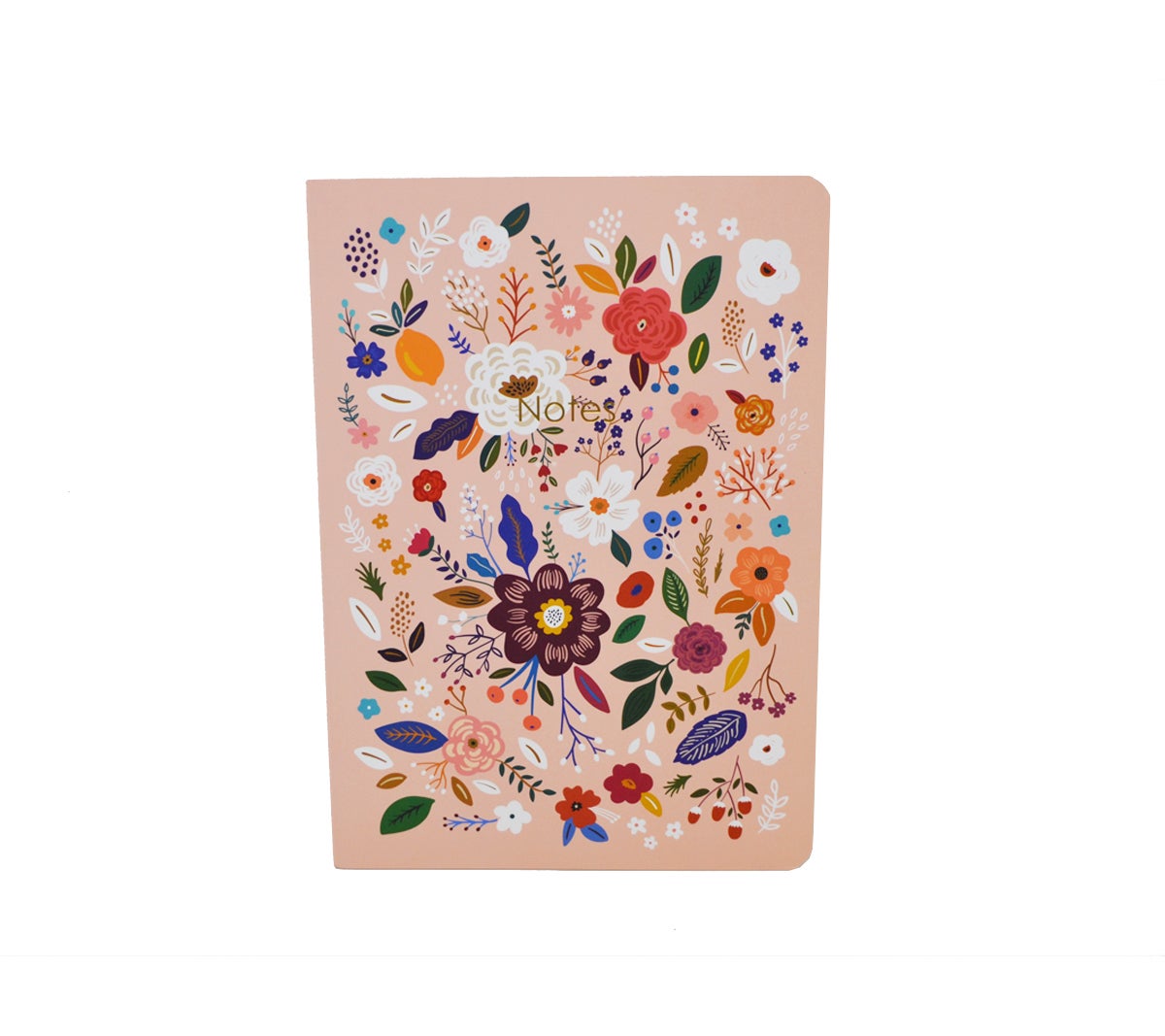 Cahier note souple fleuri 80 feuilles – vue du produit