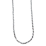 Chaîne Authentique 4 mm AJ&Co, finition argentée.