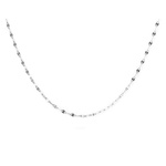 Chaîne coupe diamant acier inox de Mia, fini argenté