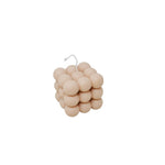 Chandelle à bulles beige