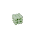 Chandelle à bulles verte