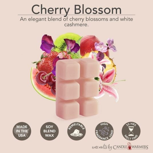 Cire parfumée – Fleur de cerisier – 70,9 g de Candle Warmers — présentation de la cire et de ses notes parfumées