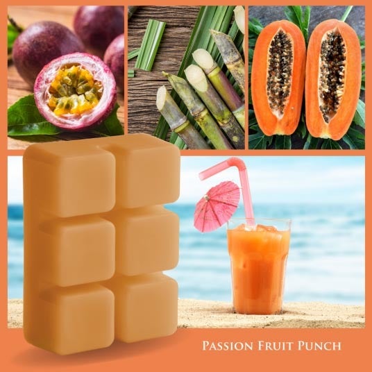 Cire parfumée – Punch aux fruits de la passion – 70,9 g de Candle Warmers — présentation de la cire et de ses notes parfumées