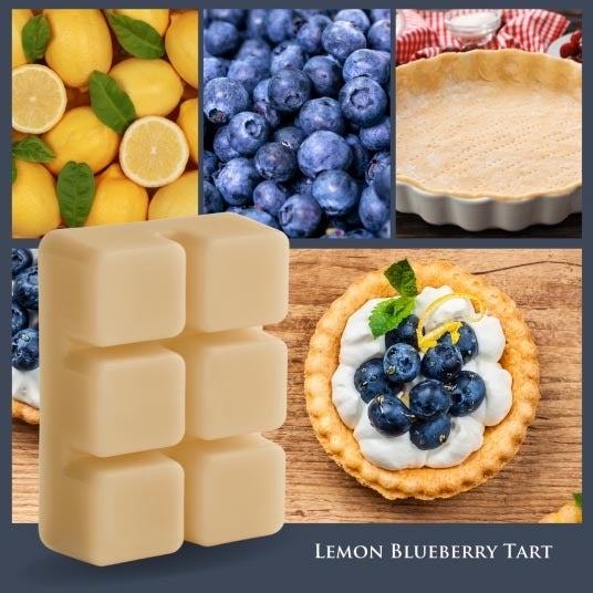 Cire parfumée – Tarte au citron et aux bleuets – 70,9 g de Candle Warmers — présentation de la cire et de ses notes parfumées