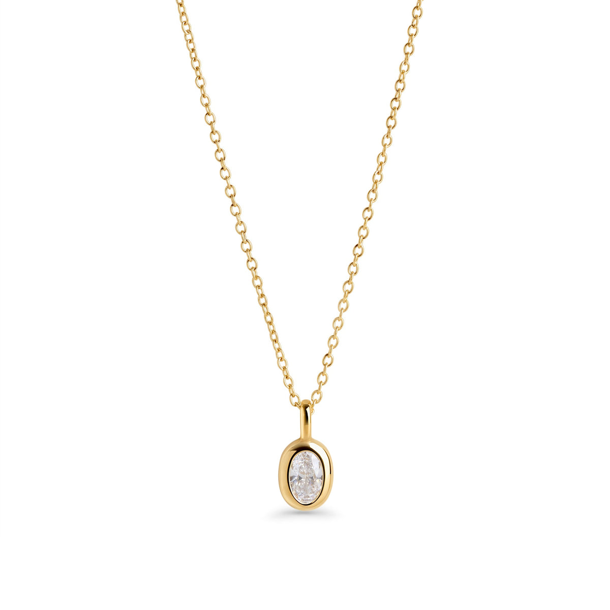 Collier pendentif Clemence – doré de Mia