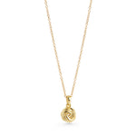 Collier pendentif Lucy de Mia, fini doré