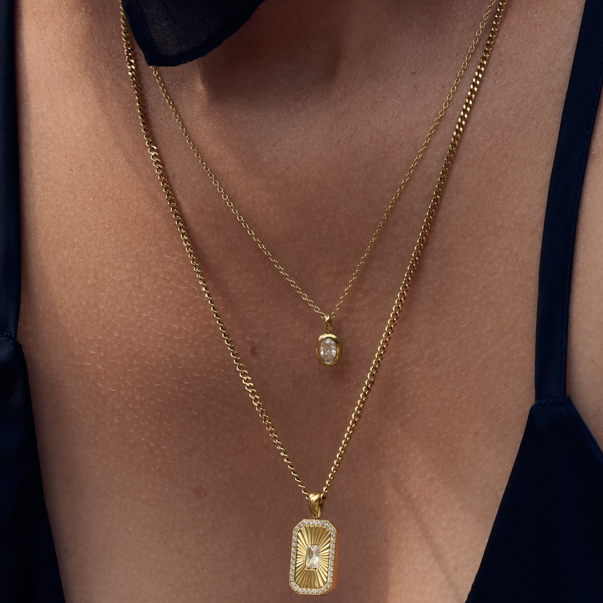 Collier pendentif Orsay – argenté de Mia