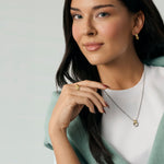 Collier pendentif Valence – argenté et doré de Mia
