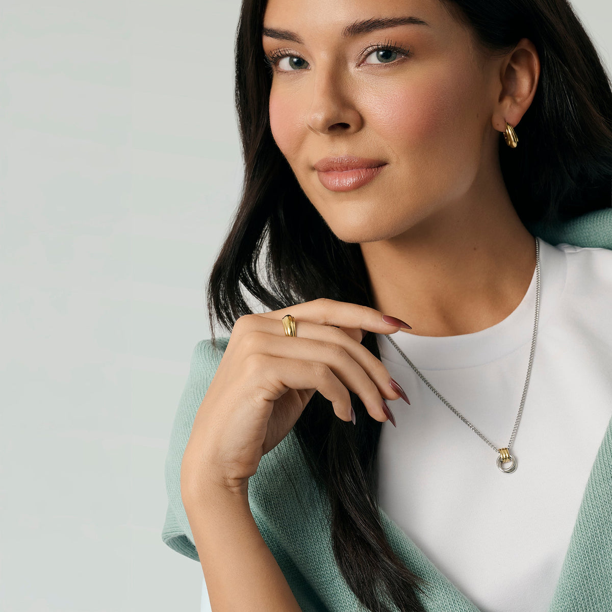 Collier pendentif Valence – doré de Mia