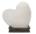 Coussin coeur blanc – vue du produit