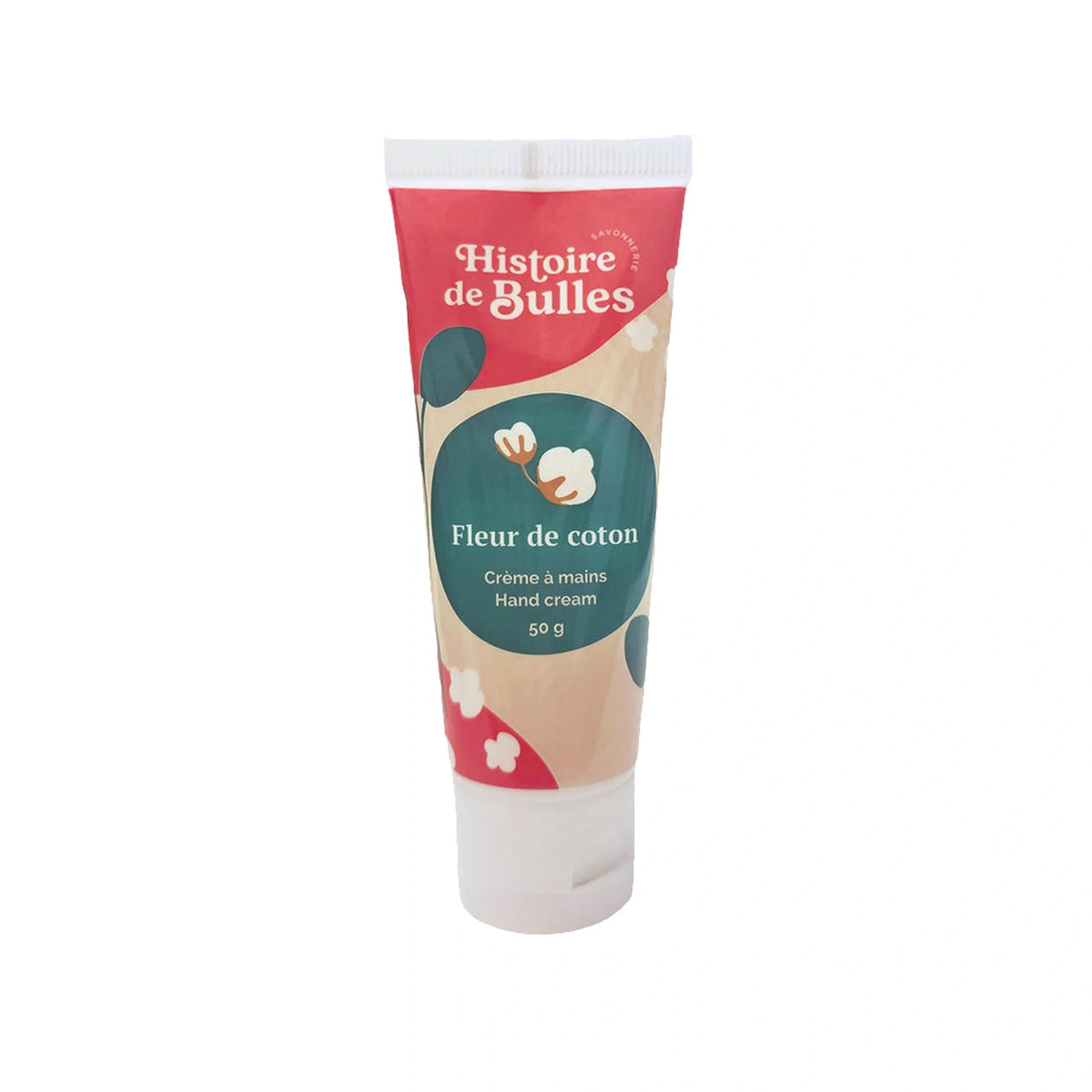 Crème pour les mains – Fleur de coton Histoire de bulles, présentation du produit