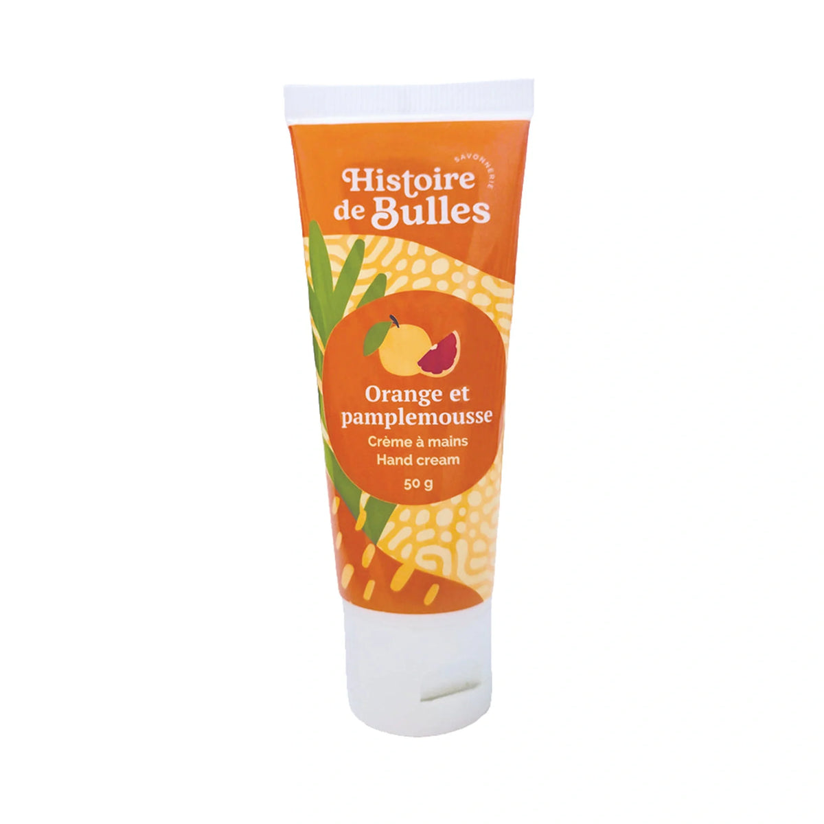 Crème pour les mains – Orange pamplemousse Histoire de bulles, présentation du produit