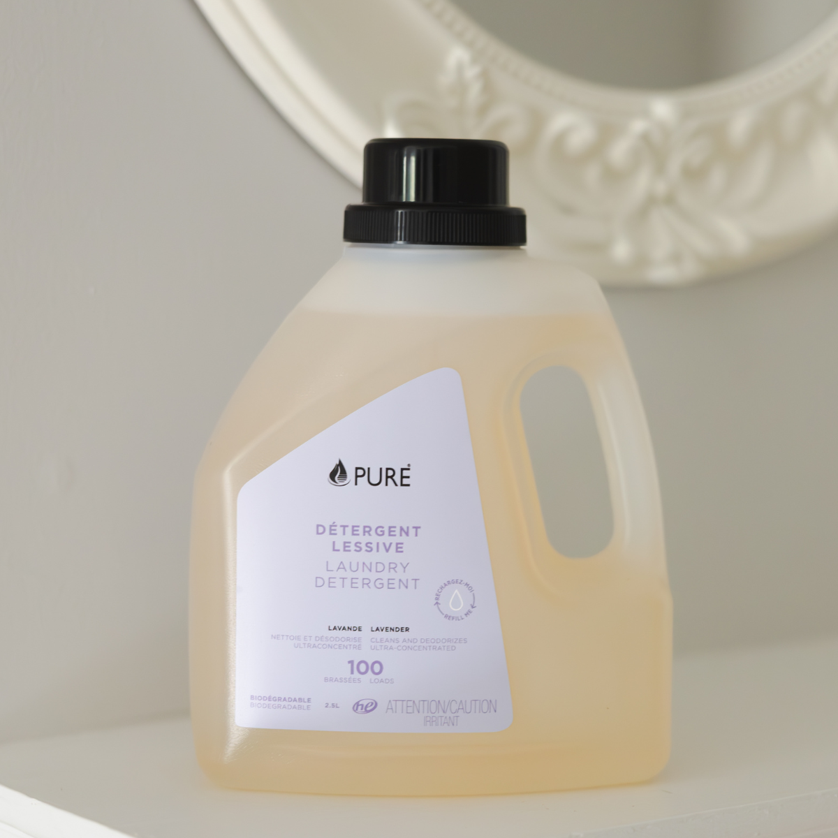 Détergent à lessive Pure – Lavande – 2,5 L — présentation du produit