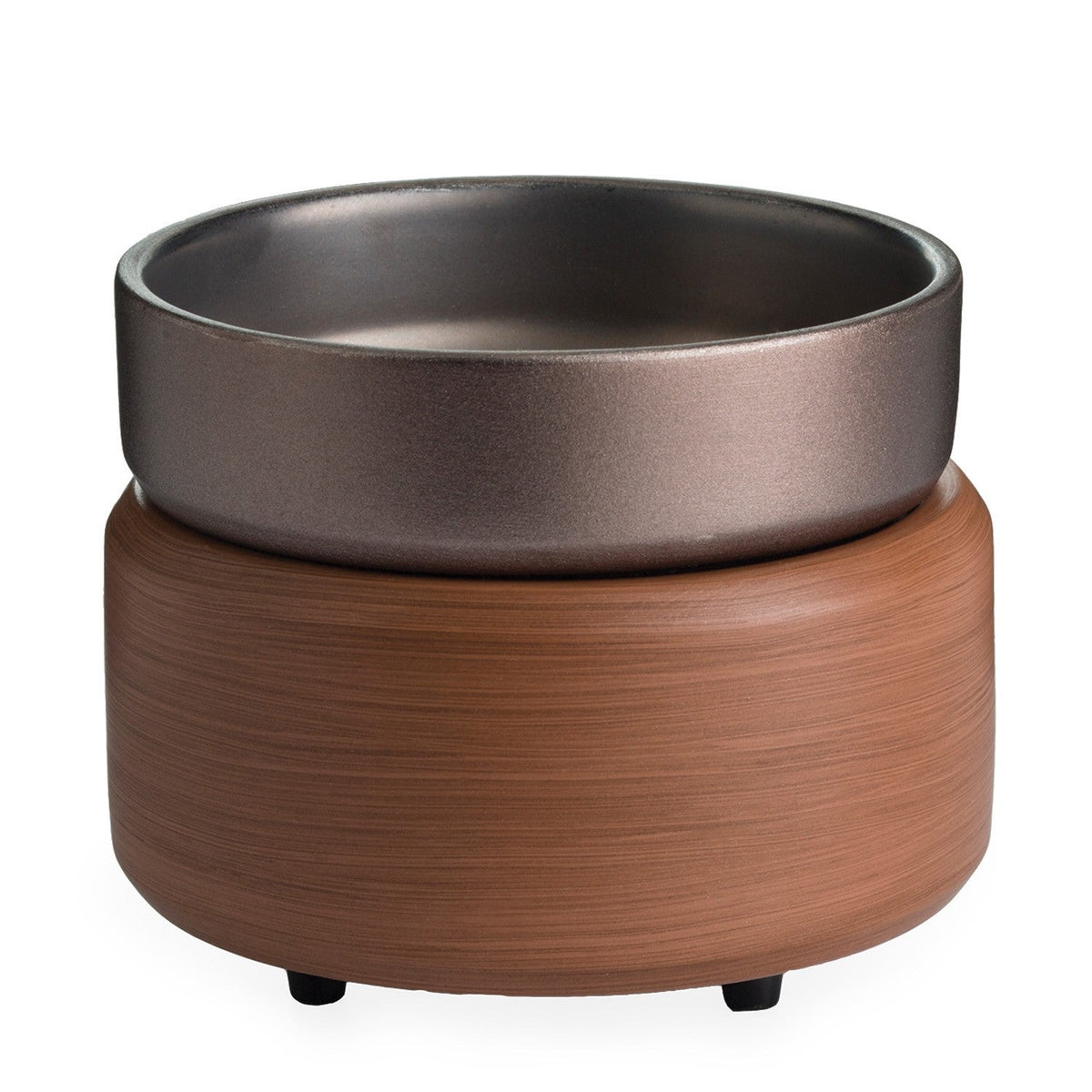 Diffuseur de cire 2 en 1 – Noyer et bronze de Candle Warmers