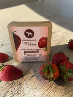 Savon fraises des champs Mulâne dans une boîte illustrée de fraises