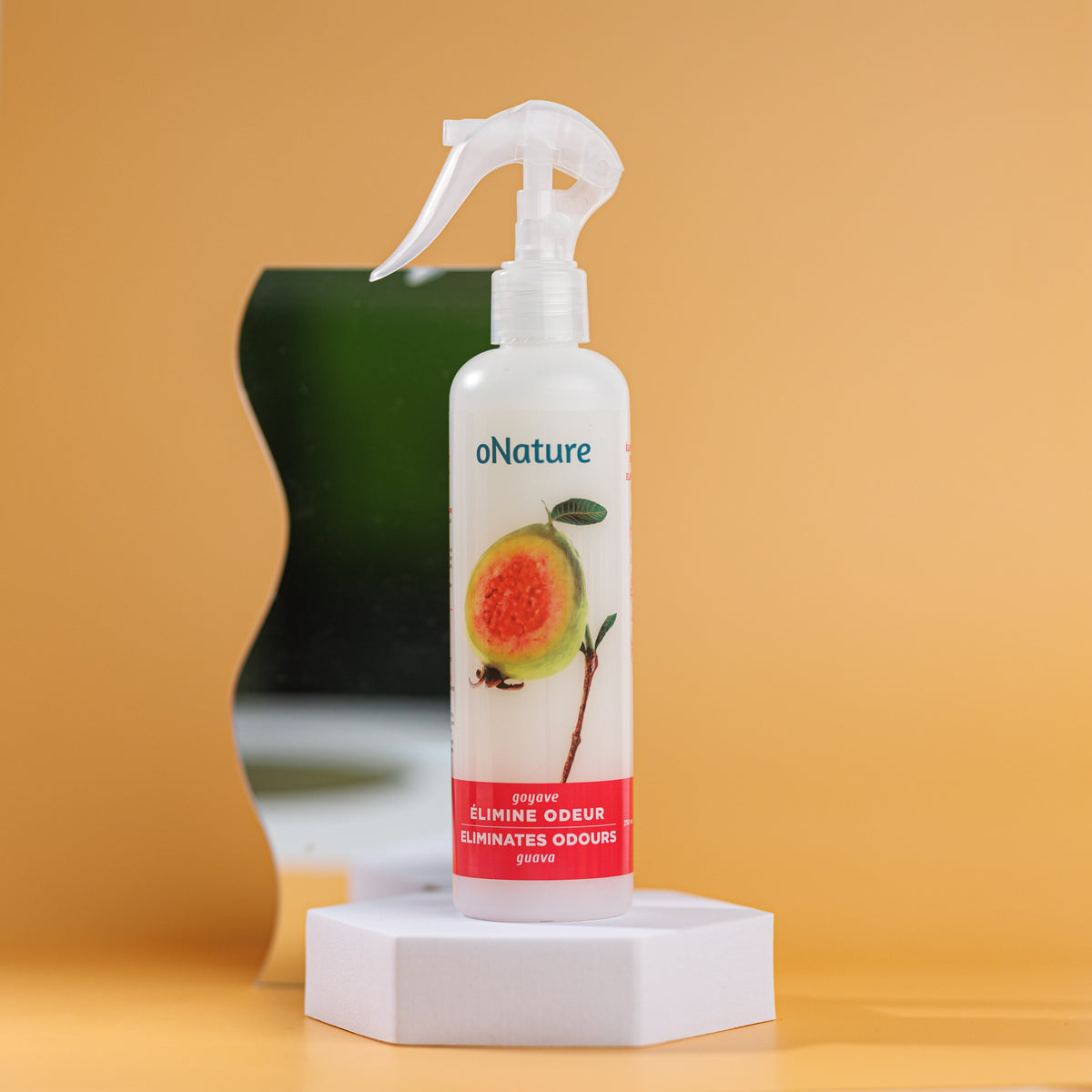 Éliminateur d’odeurs oNature – Goyave – 250 ml — présentation du produit