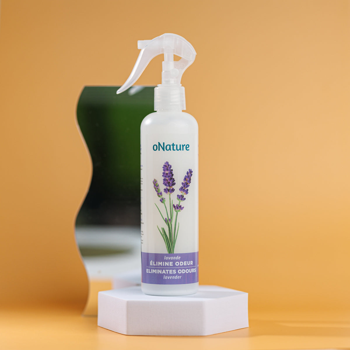 Éliminateur d’odeurs oNature – Lavande – 250 ml — présentation du produit