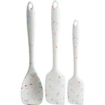 Ensemble de trois spatules en silicone blanc Confetti Trudeau