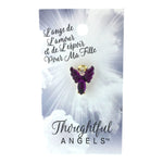 Épinglette « Amour et espoir pour ma fille » de la collection Thoughtful Angels.