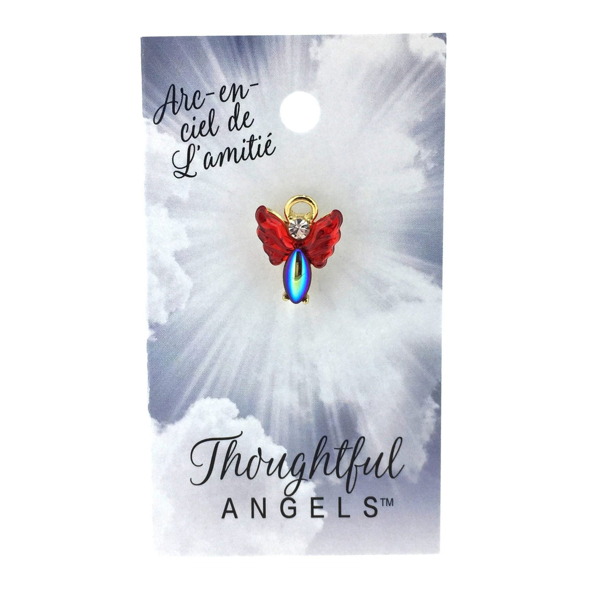 Épinglette « Arc-en-ciel de l’amitié » de la collection Thoughtful Angels.