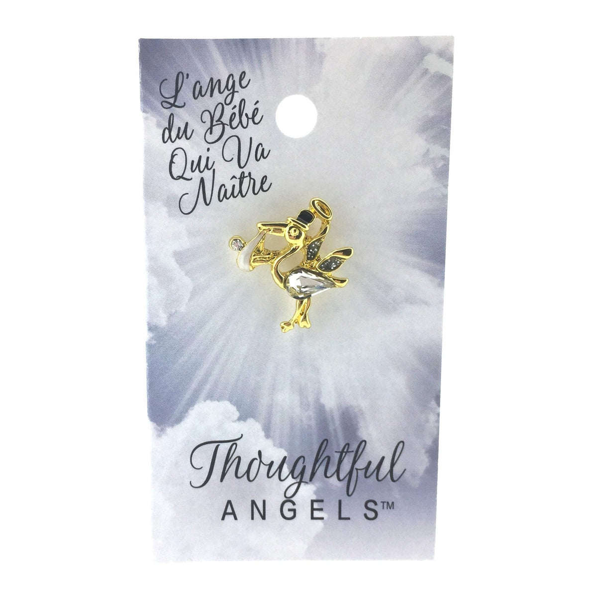 Épinglette « Bébé qui va naître » de la collection Thoughtful Angels.