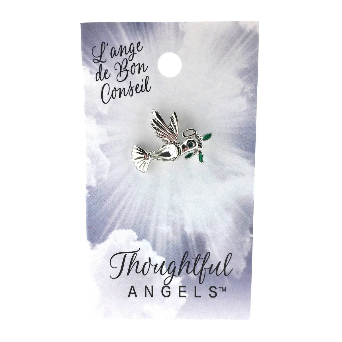Épinglette « Bon conseil » de la collection Thoughtful Angels.
