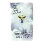 Épinglette « Câlin pour une amie » sur sa carte de présentation Thoughtful Angels.