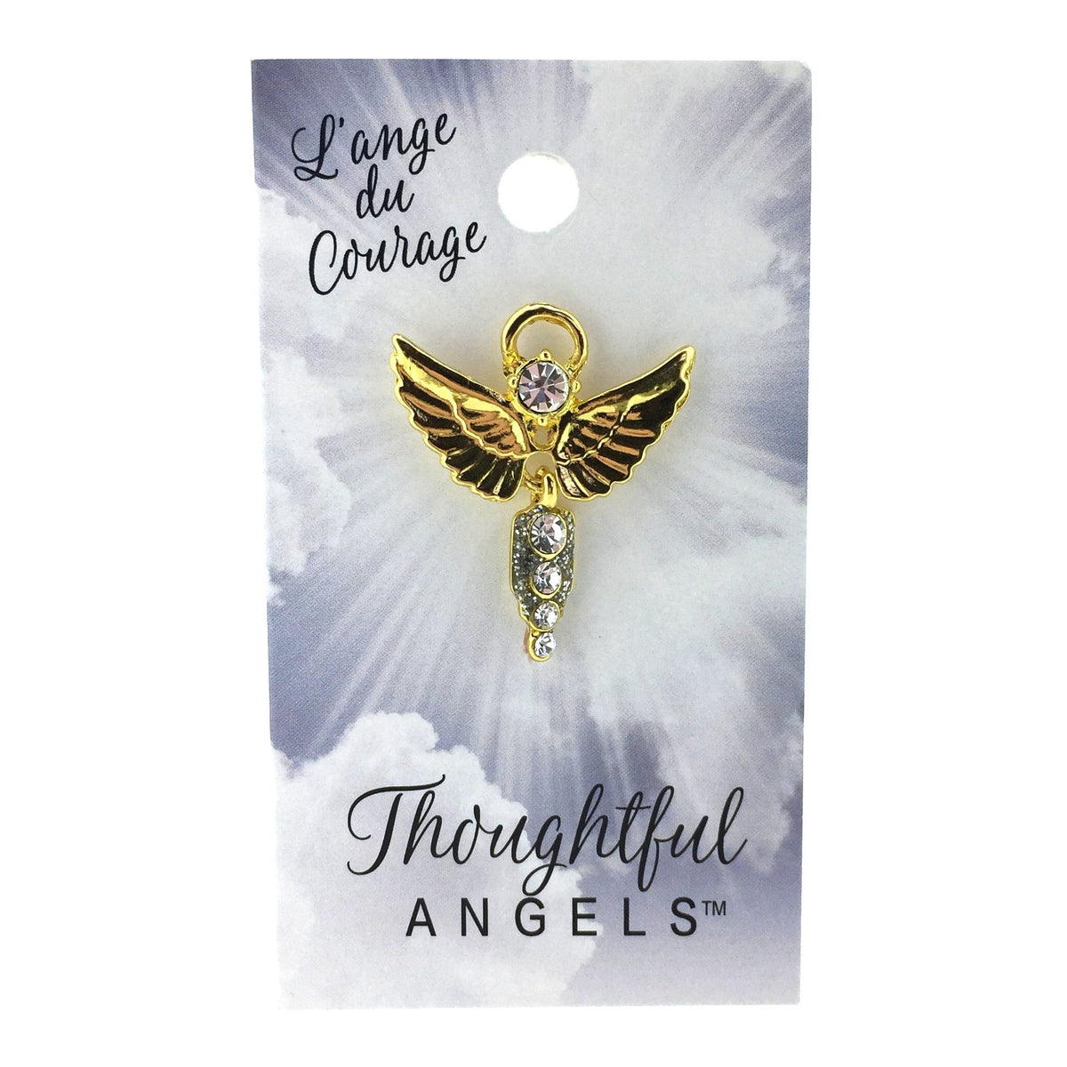 Épinglette « Courage » de la collection Thoughtful Angels.