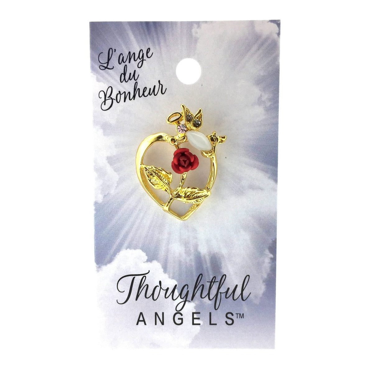 Épinglette « Bonheur » de la collection Thoughtful Angels.