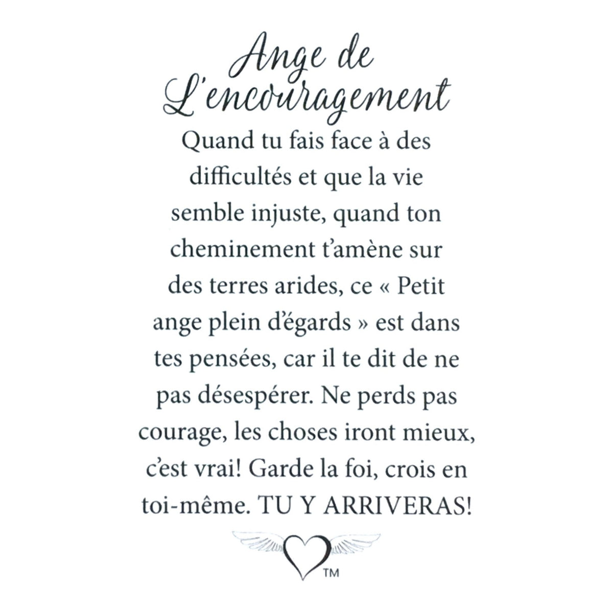 Épinglette « Encouragement » de la collection Thoughtful Angels.