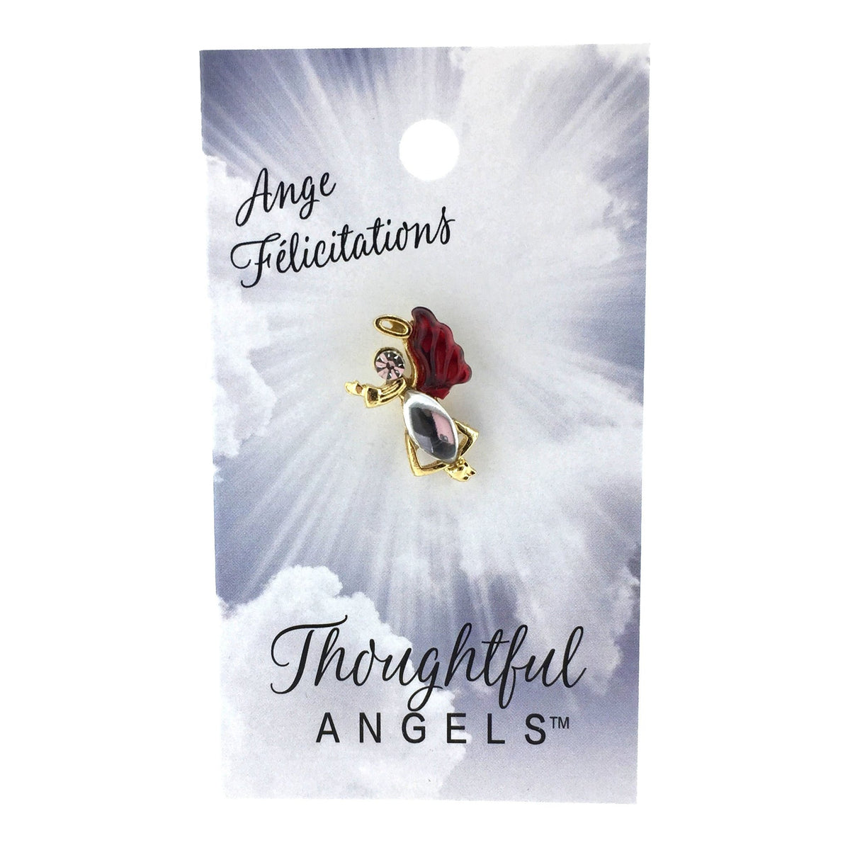Épinglette « Félicitations » de la collection Thoughtful Angels.