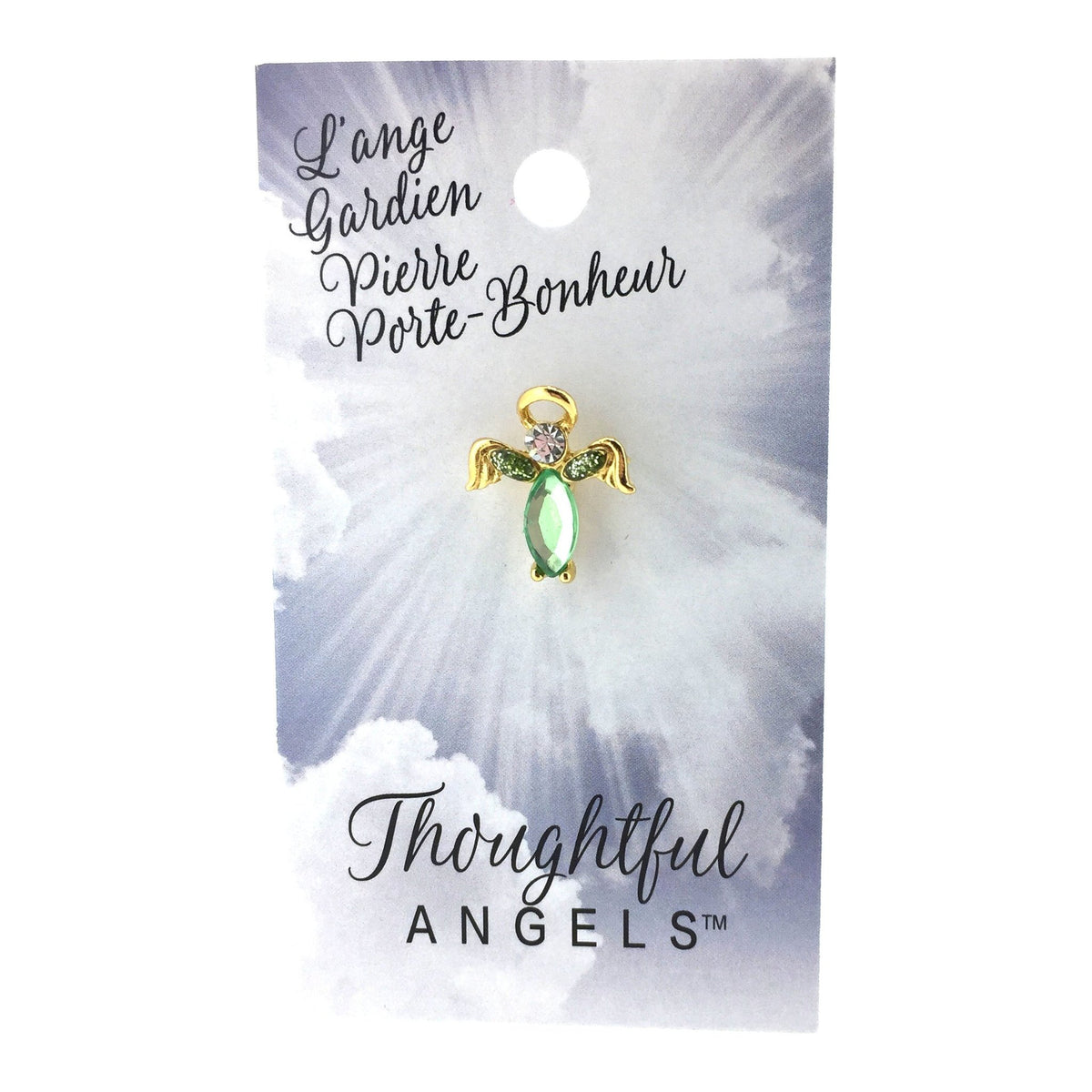 Épinglette « Ange gardien – août » de la collection Thoughtful Angels.
