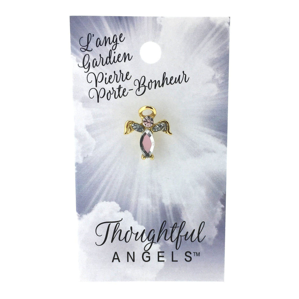 Épinglette « Ange gardien – avril » de la collection Thoughtful Angels.