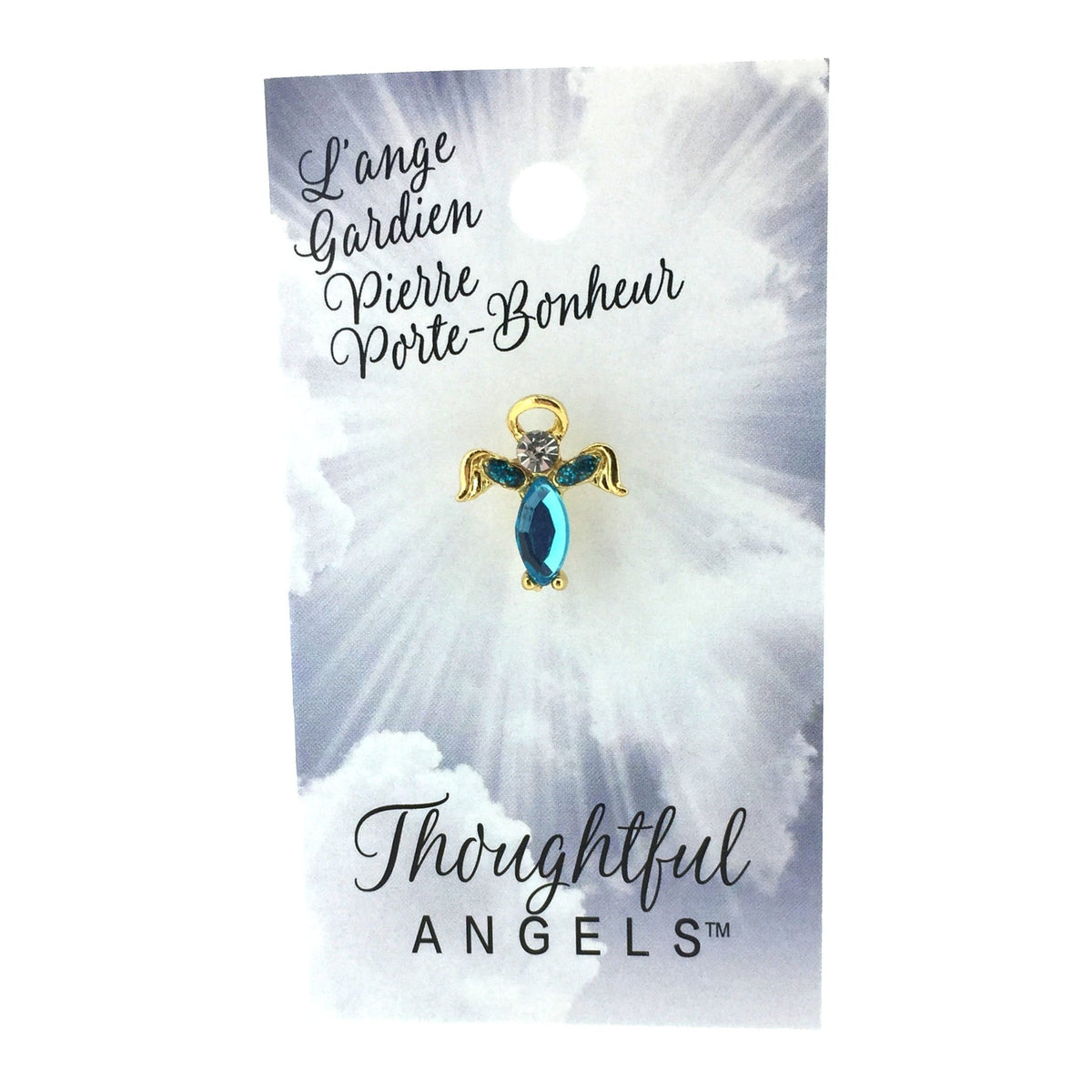 Épinglette « Ange gardien – décembre » de la collection Thoughtful Angels.