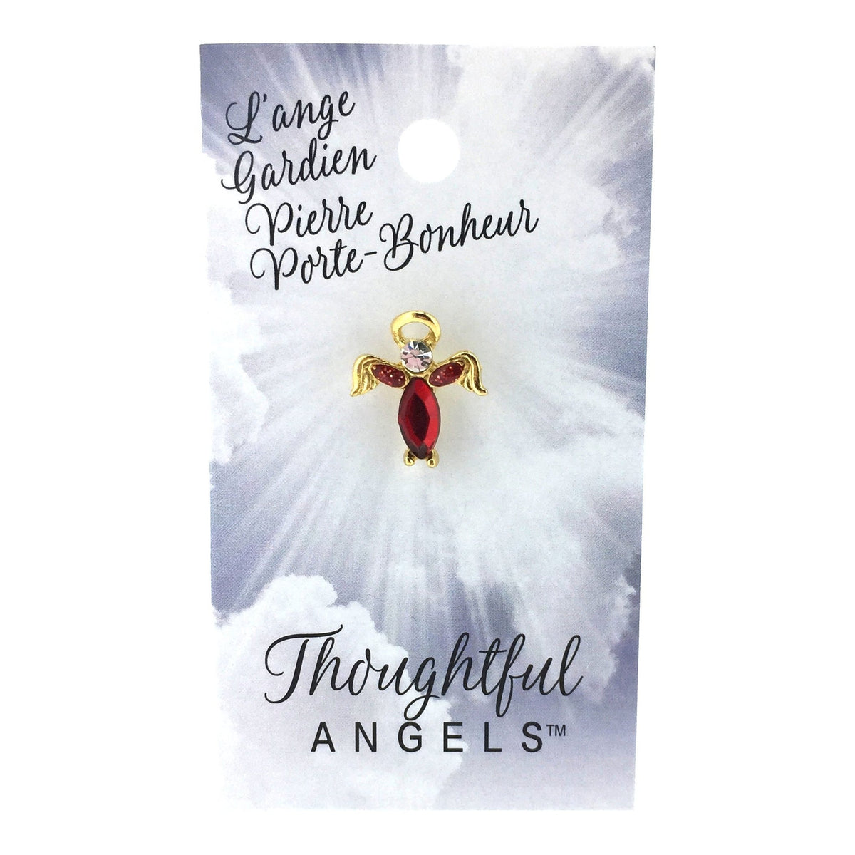 Épinglette « Ange gardien – juillet » de la collection Thoughtful Angels.