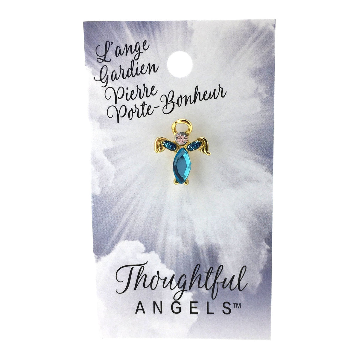 Épinglette « Ange gardien – mars » de la collection Thoughtful Angels.