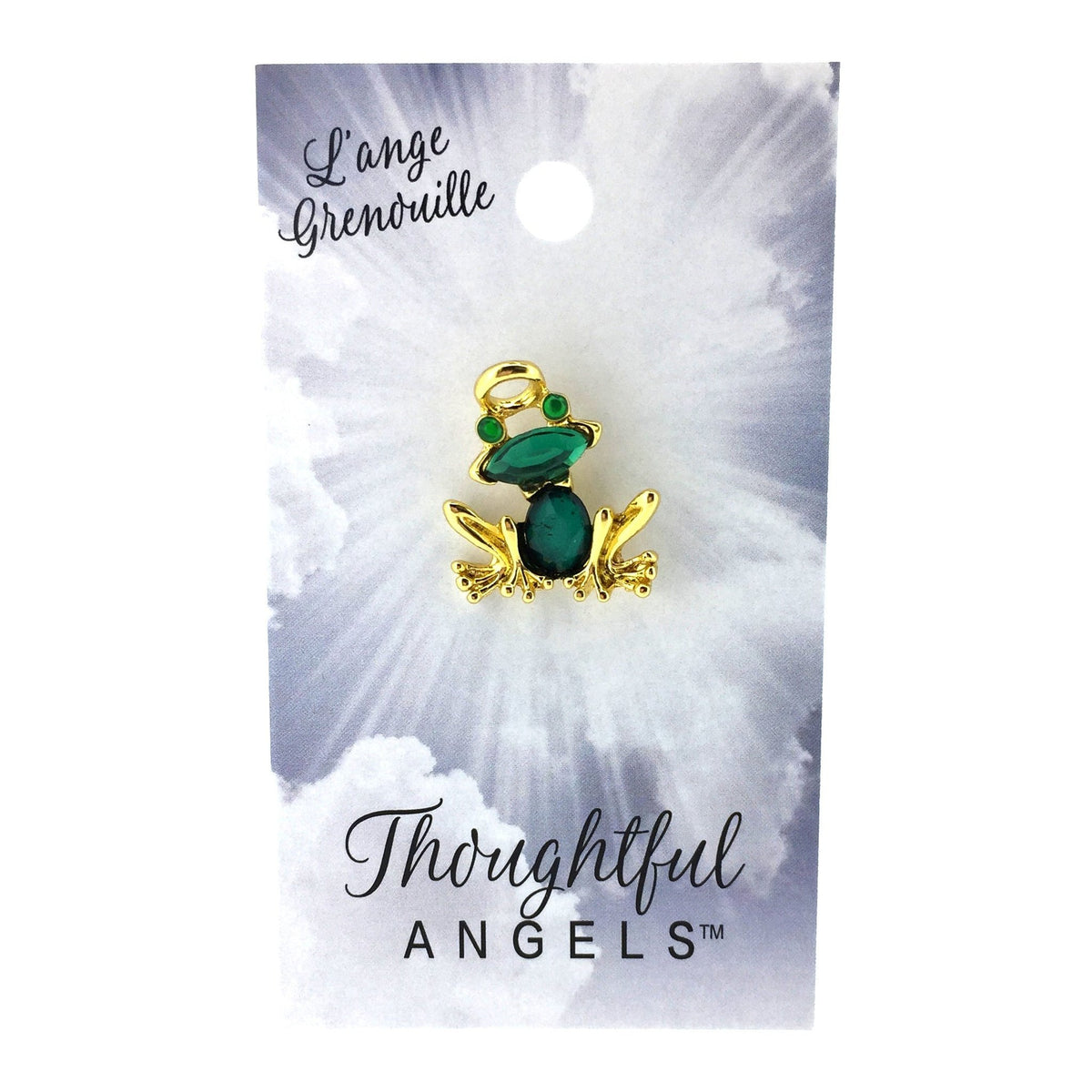 Épinglette « Grenouille » de la collection Thoughtful Angels.