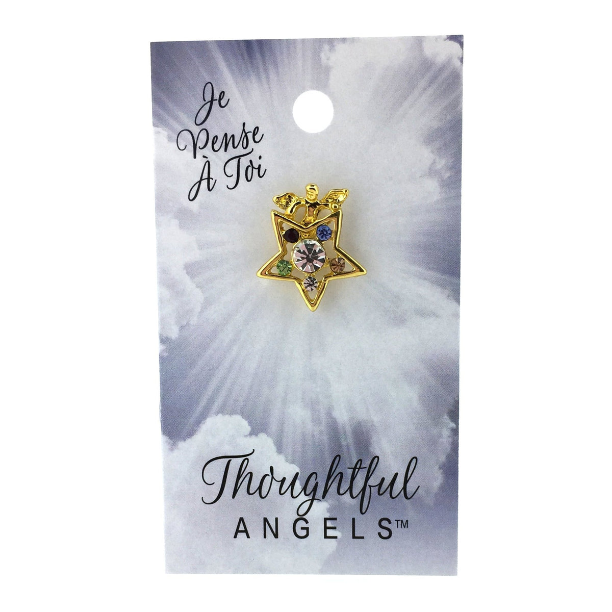 Épinglette « Je pense à toi » de la collection Thoughtful Angels.