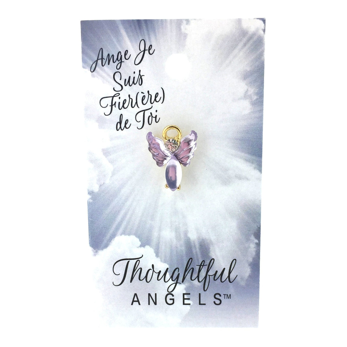 Épinglette « Je suis fier(ère) de toi » de la collection Thoughtful Angels.