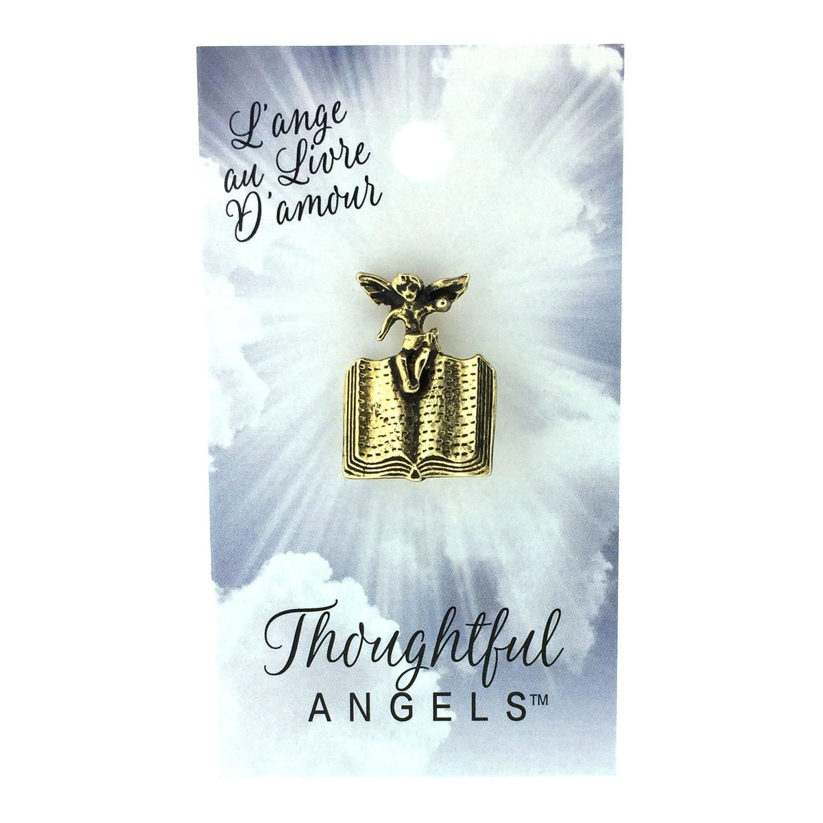 Épinglette « Livre d’amour » de la collection Thoughtful Angels.