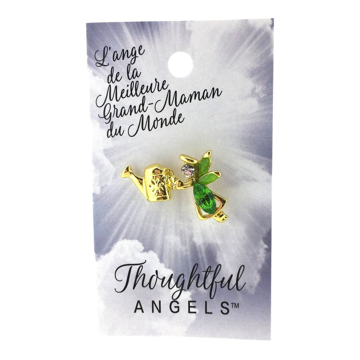 Épinglette « Meilleure grand-maman du monde » de la collection Thoughtful Angels.