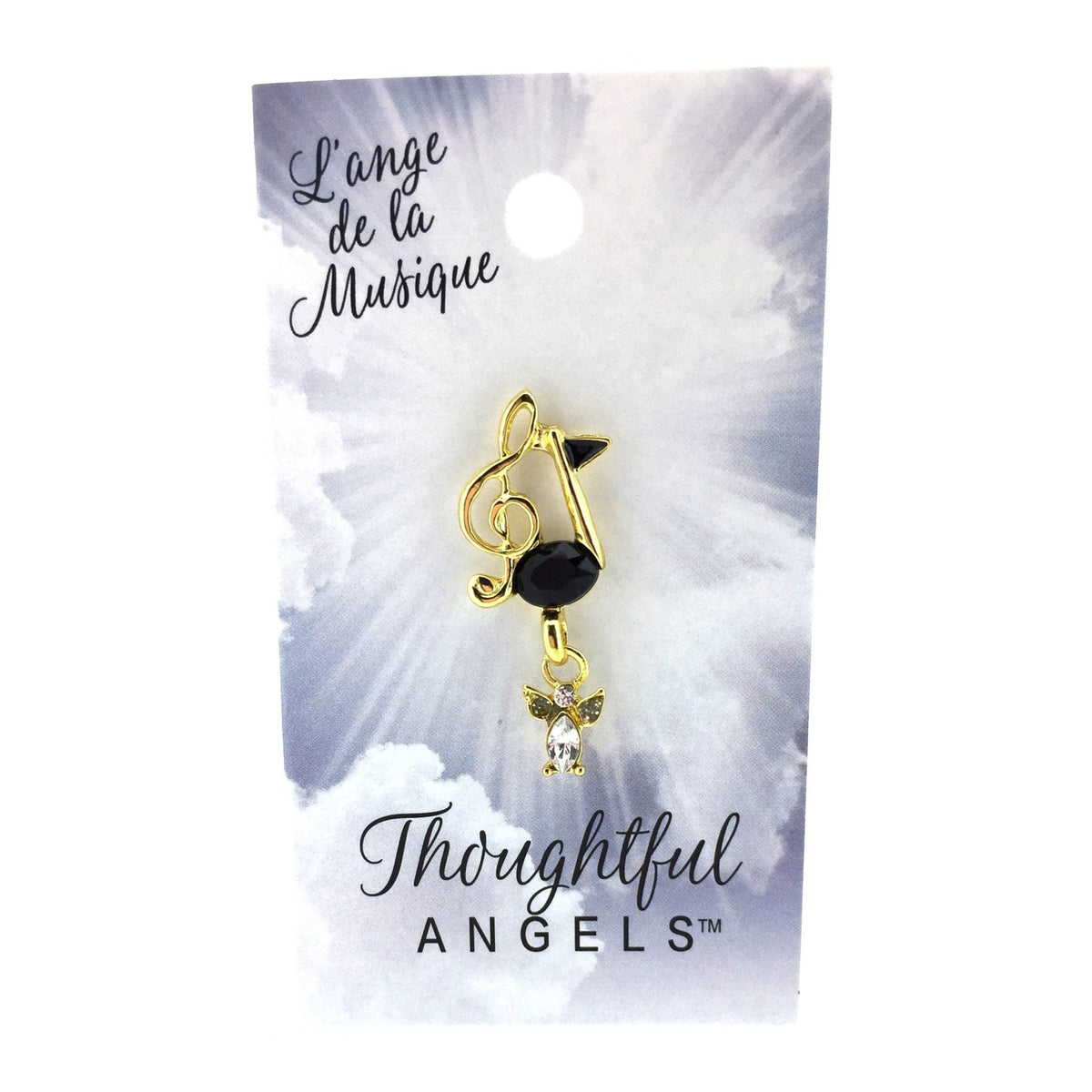 Épinglette « Musique » de la collection Thoughtful Angels.
