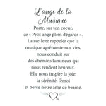 Message en français sur la carte de l’épinglette « Musique ».