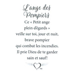 Épinglette « Pompiers » de la collection Thoughtful Angels.