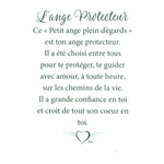 Message en français sur la carte de l’épinglette « Protecteur ».