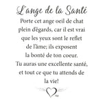 Message en français sur la carte de l’épinglette « Santé ».