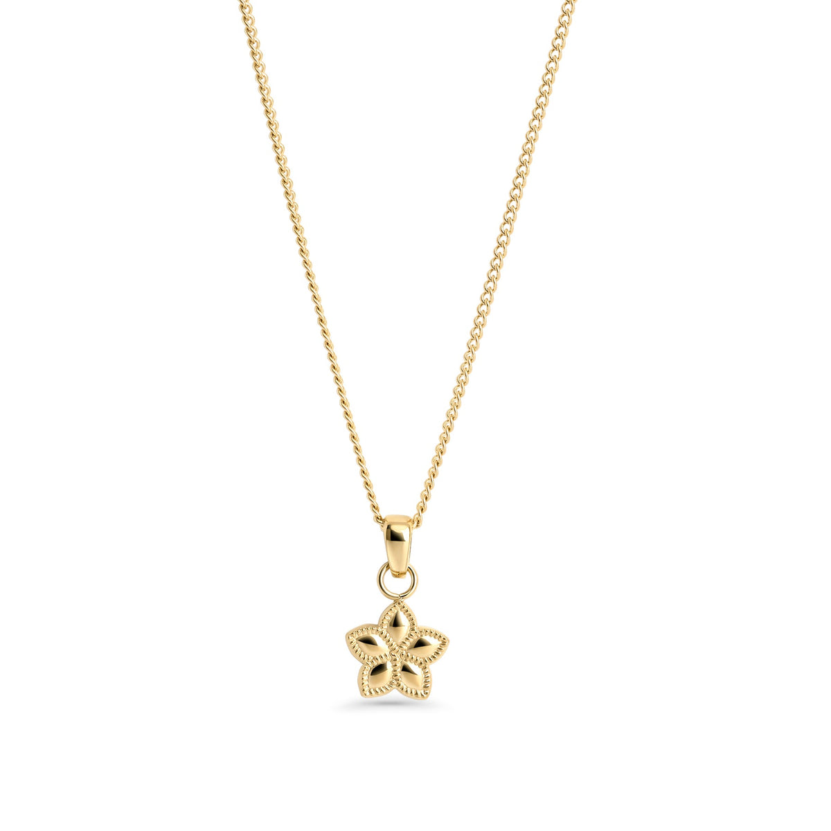 Collier doré avec petit pendentif décoratif