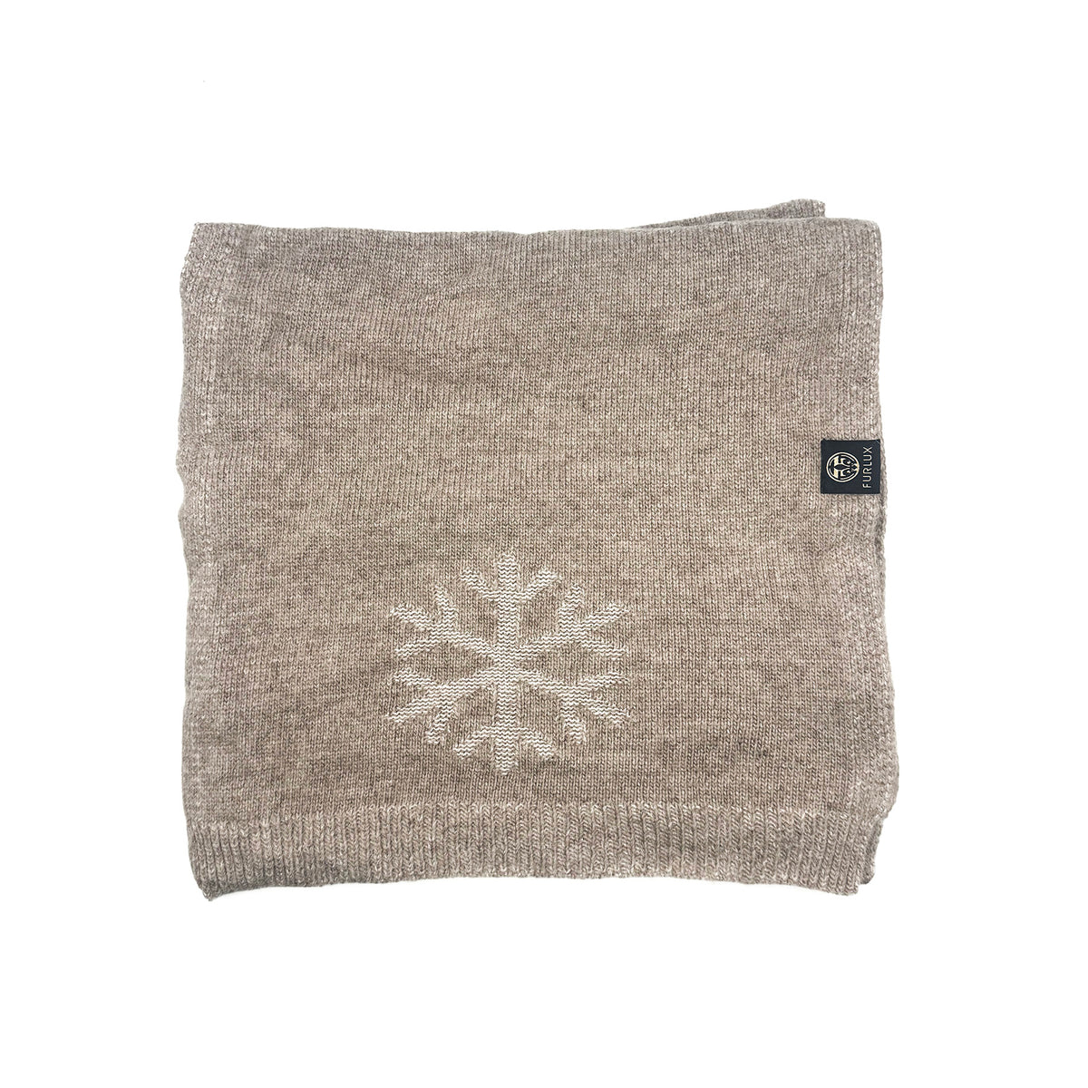 Foulard à flocon de neige Furlux SK244, taupe