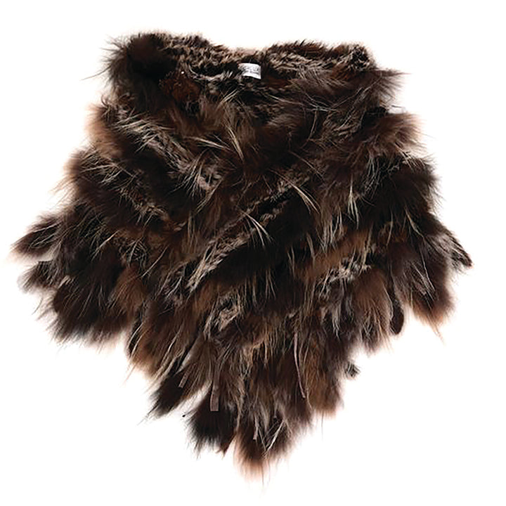 Foulard triangulaire en fourrure Furlux 8105, cookie