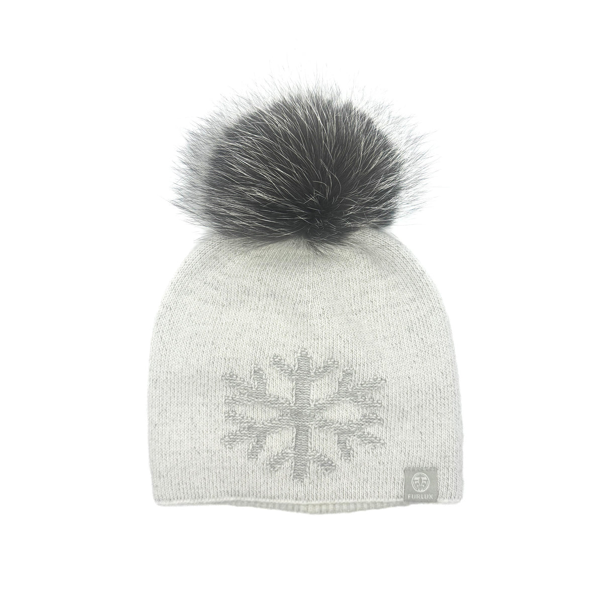 Tuque à flocon de neige Furlux C244, blanc / argent